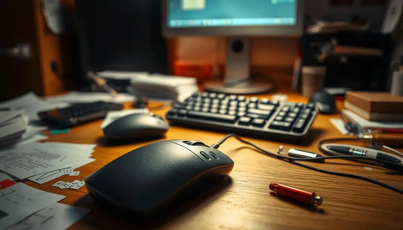 Por que o mouse ou teclado para de funcionar do nada?