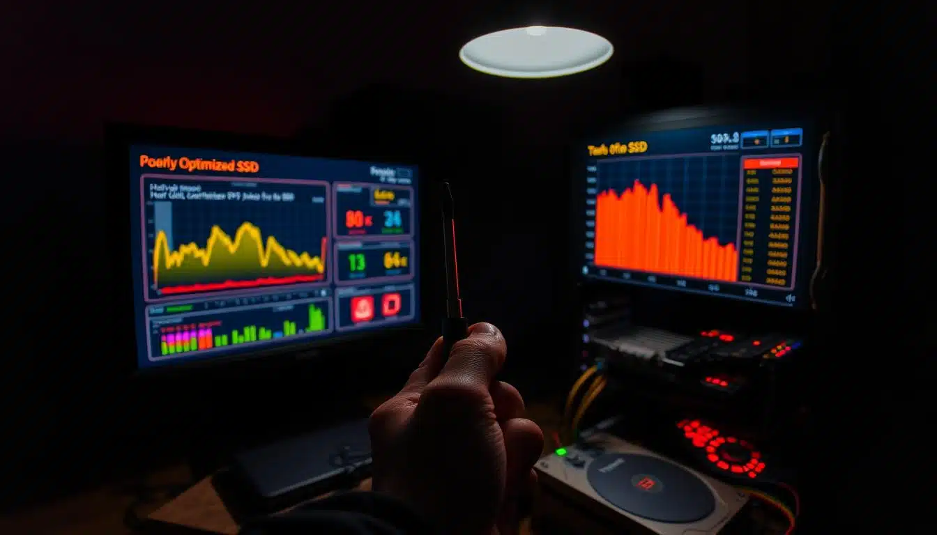 Desempenho reduzido em máquinas com SSDs mal otimizados