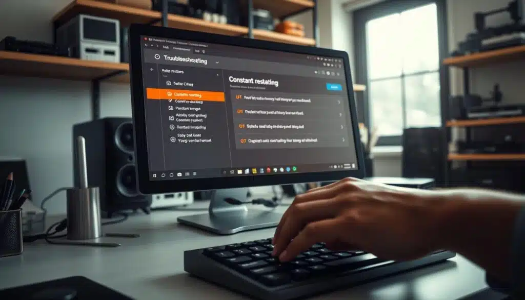 soluções para reinicialização constante soluções para reinicialização constante