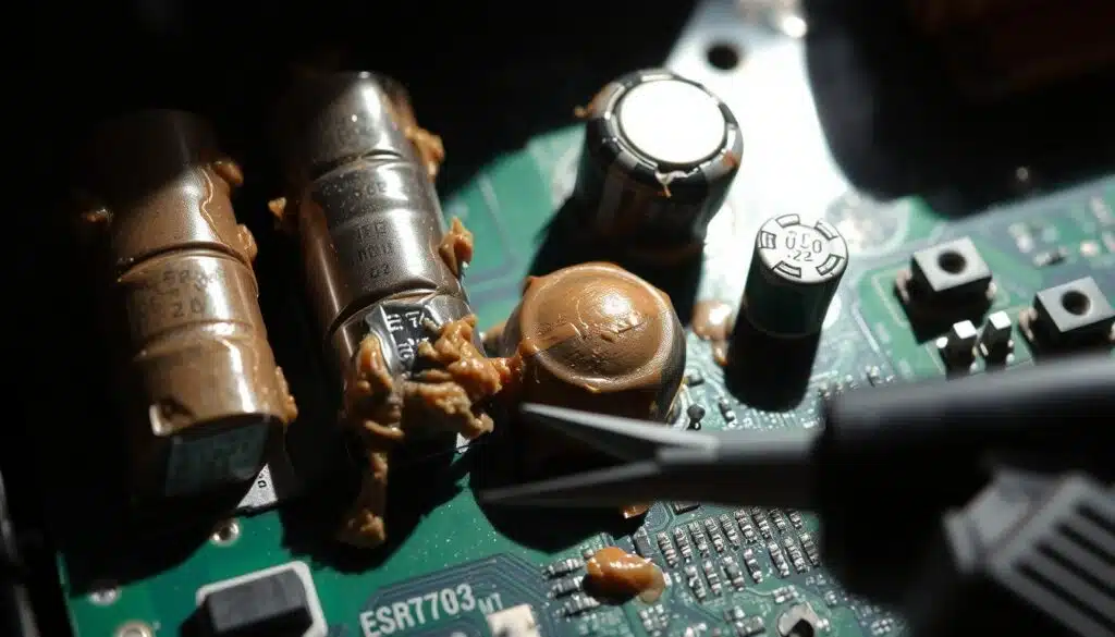 como consertar capacitores derretidos como consertar capacitores derretidos