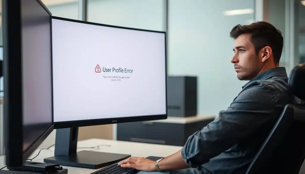 erro no perfil de usuário erro no perfil de usuário