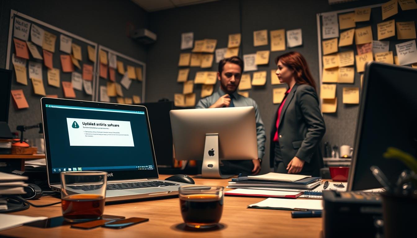 erros comuns de segurança em computadores de pequenas empresas