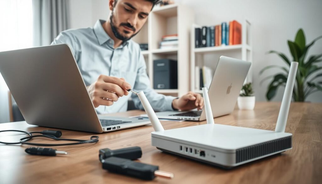 manutenção do roteador manutenção do roteador