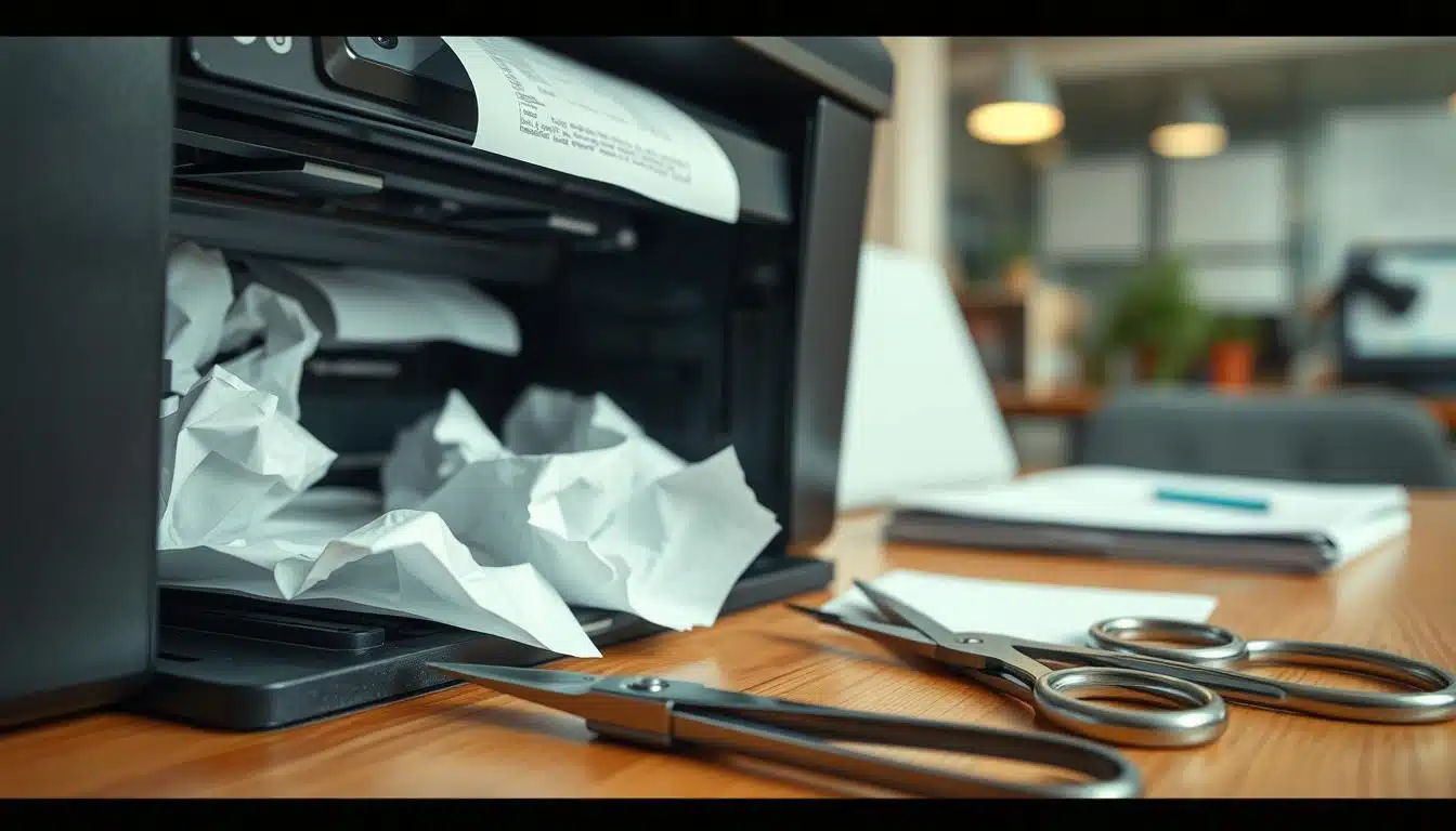 Impressora puxando papel errado ou atolando: causas comuns e correções