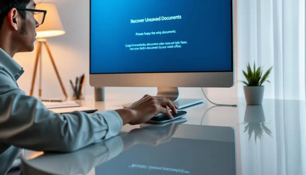 recuperar documentos não salvos recuperar documentos não salvos